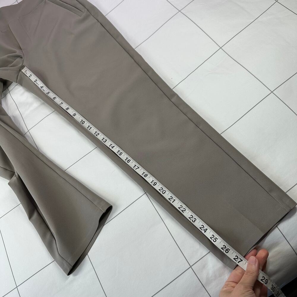 Athleta Pants Womens 2 Taupe Endless High Rise City Minimal Commute Work Pull On - Picture 11 of 13